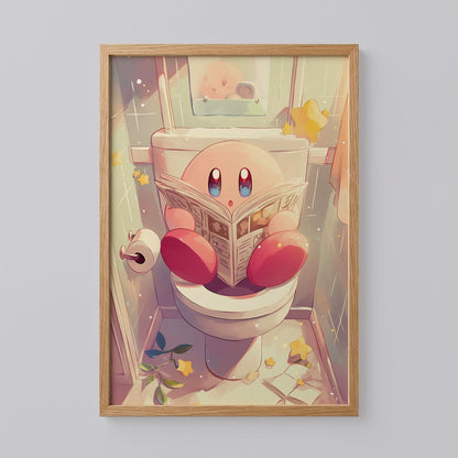 Kirby Toilet Poster