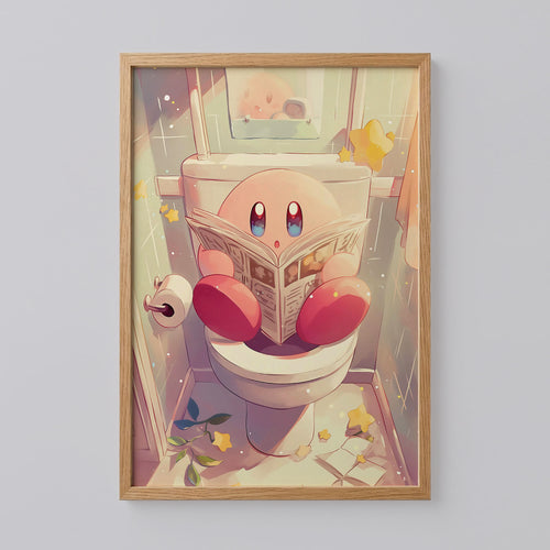Kirby Toilet Poster