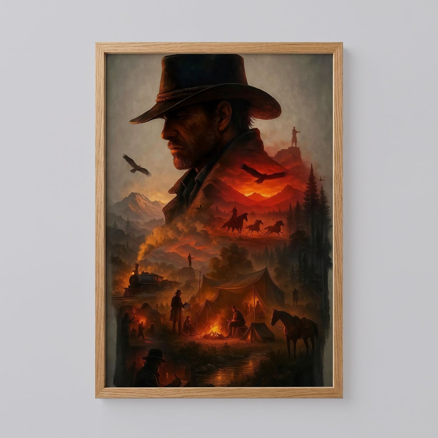 Red Dead Redemption 2 Gaming Poster