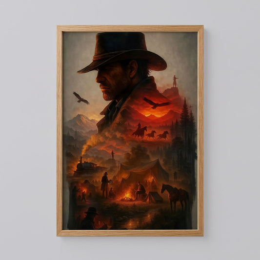 Red Dead Redemption 2 Gaming Poster