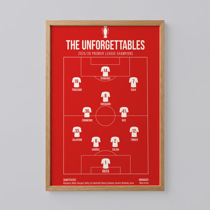 Arsenal Invincibles Poster