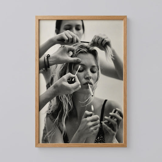 Kate Moss Painting Poster