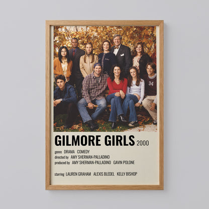 Gilmore Girls Retro TV Show Poster