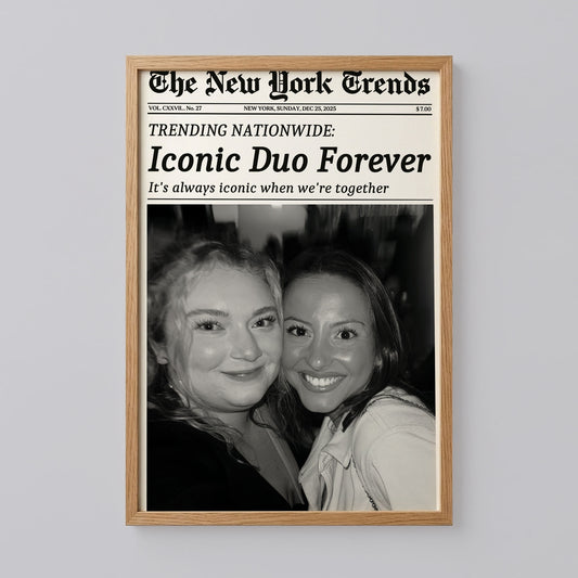 Because It's Iconic Newspaper Print