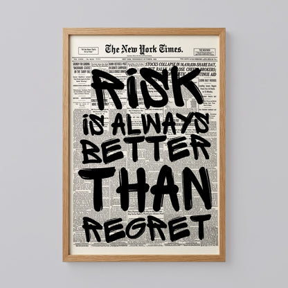 Risk or Regret Poster