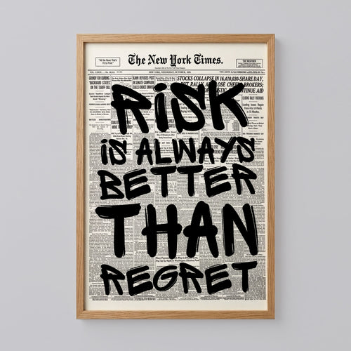Risk or Regret Poster