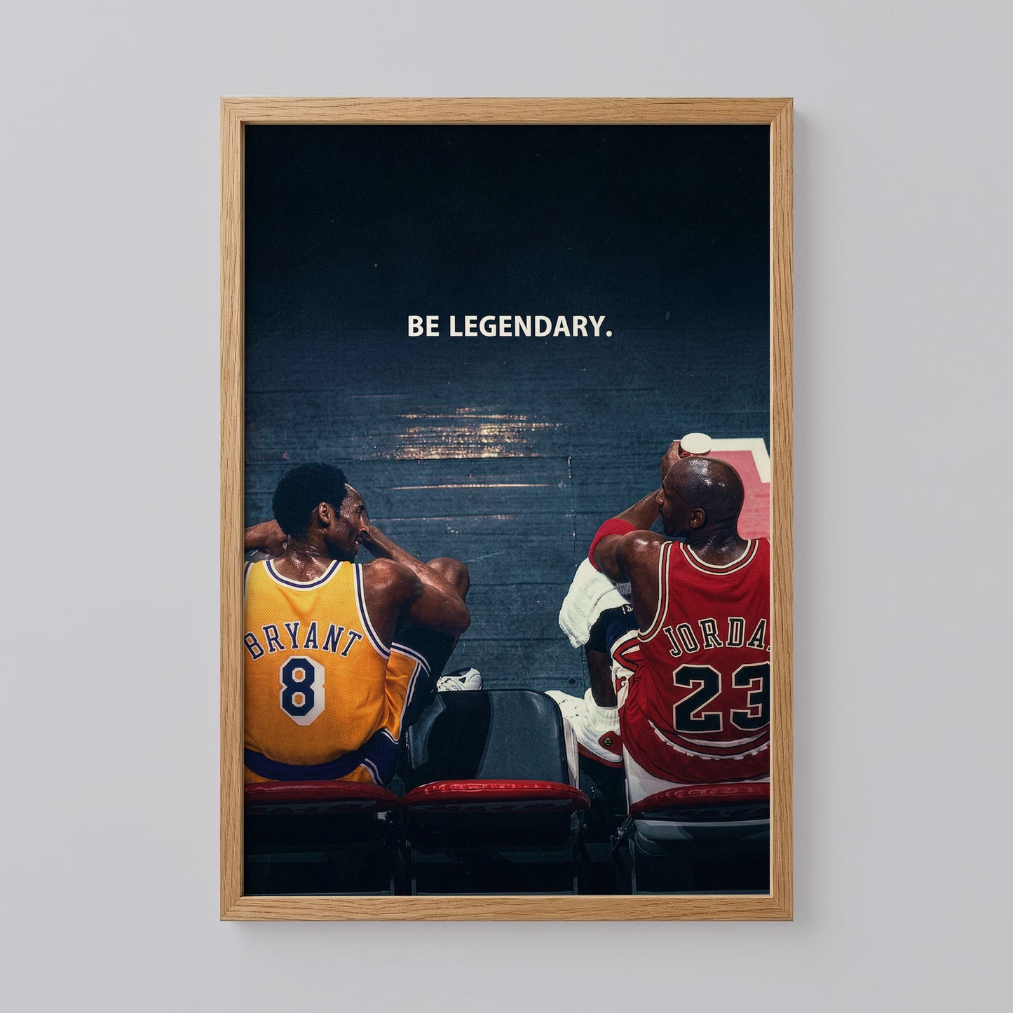 Kobe Bryant and Michael Jordan Wall Decor