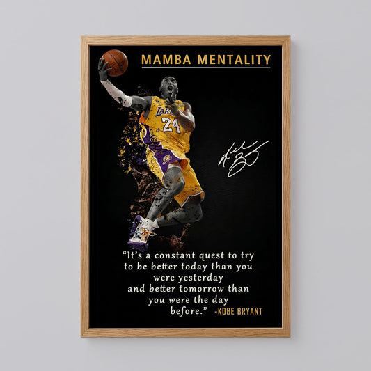 Basketball Poster, Kobe Bryant Art Print