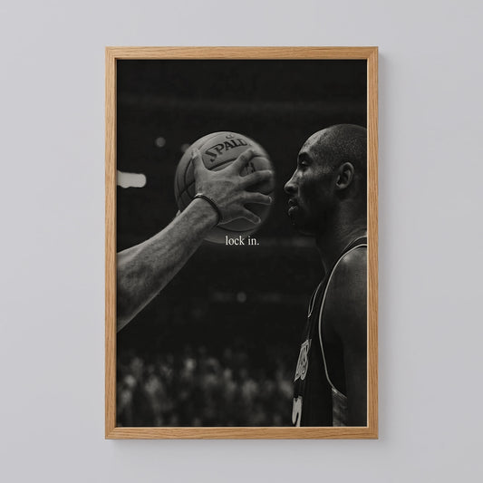 Kobe Bryant Poster, Lock In