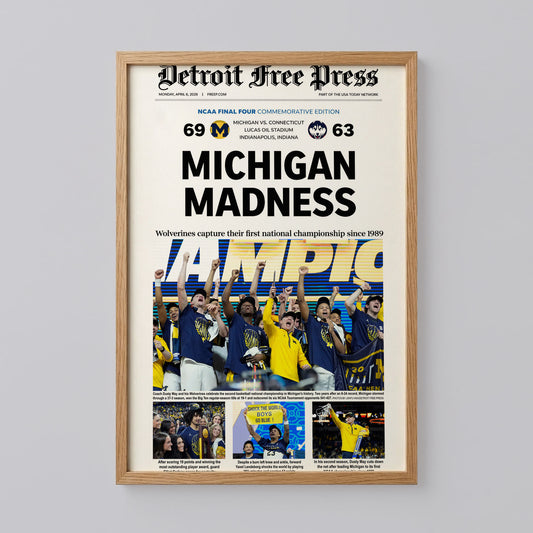 University of Michigan's 2026 NCAA Basketball Poster