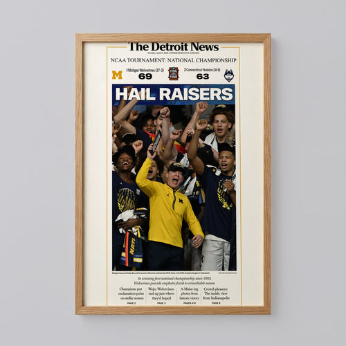 Michigan Wolverines 2026 Basketball Poster