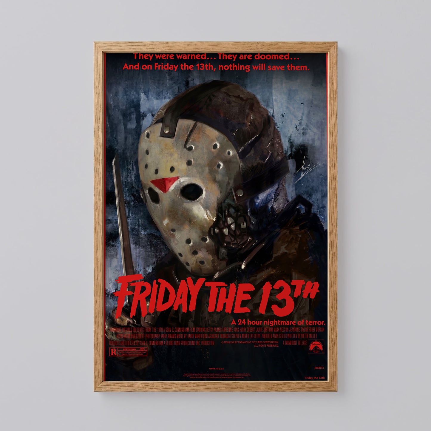 Friday the 13th Art Print