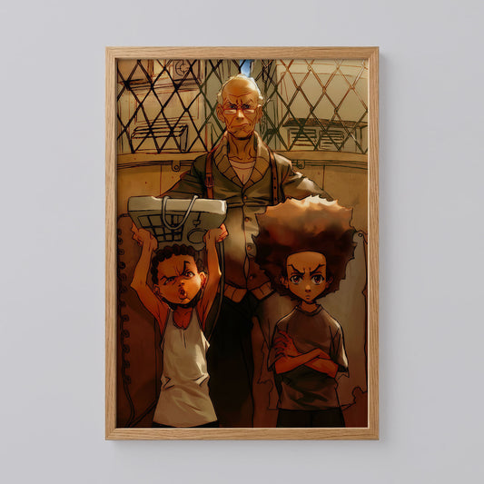 The Boondocks Anime Poster