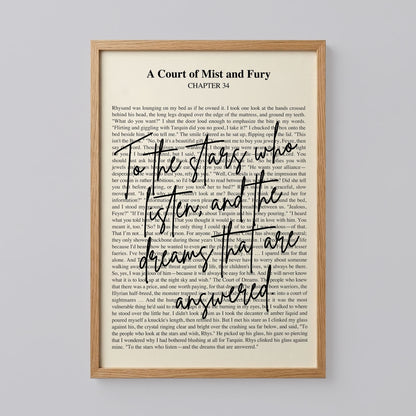 A Court of Mist and Fury Chapter 34 Poster