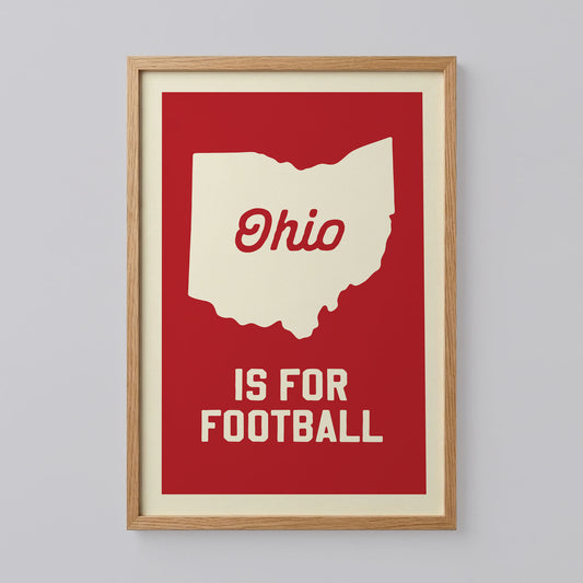 Ohio Sports Print Art