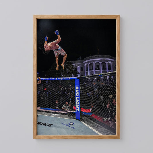 UFC fighter Justin Gaethje Poster