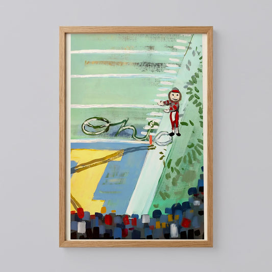 Big House Snow Angel Poster