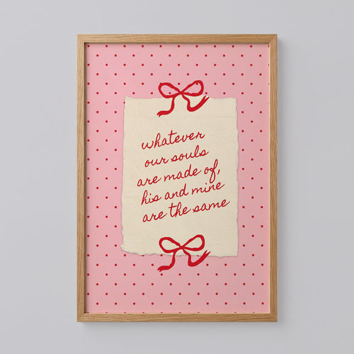 Whatever Our Souls Are Made Of Poster