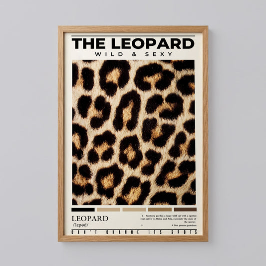 Leopard Trendy Bedroom Wall Art