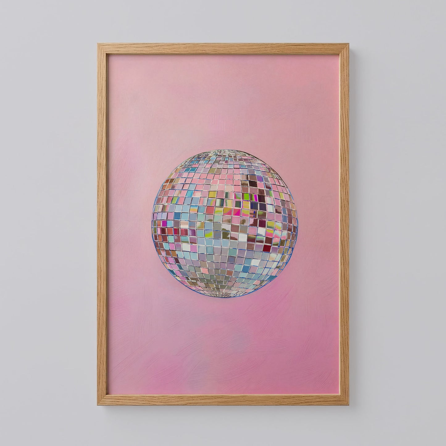 Bright Pastel Pink Girly Poster