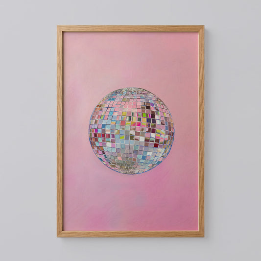 Bright Pastel Pink Girly Poster