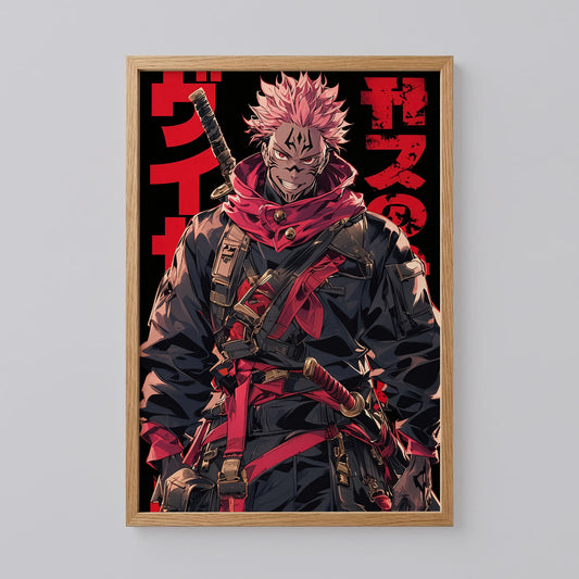 Ryomen Sukuna Jujutsu Kaisen Poster