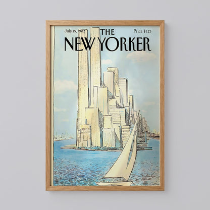 New Yorker Magazine Cover Print Art