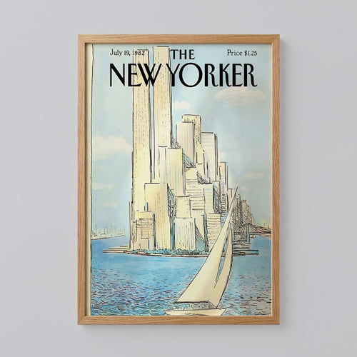 New Yorker Magazine Cover Print Art