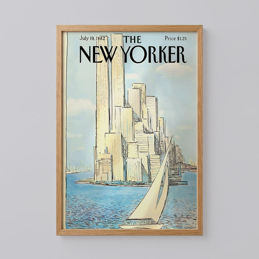 New Yorker Magazine Cover Print Art