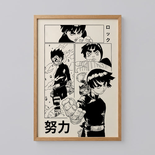 Rock Lee Naruto Poster