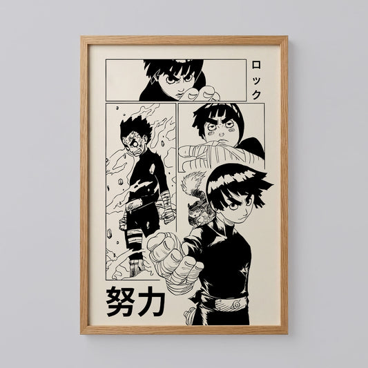 Rock Lee Naruto Poster