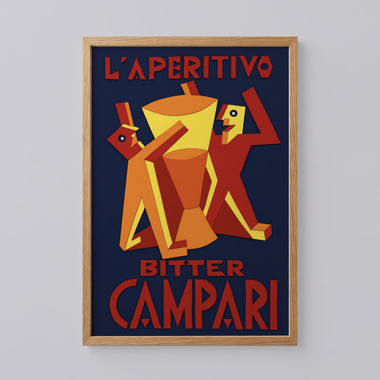 L'Aperitivo Bitter Campari Poster