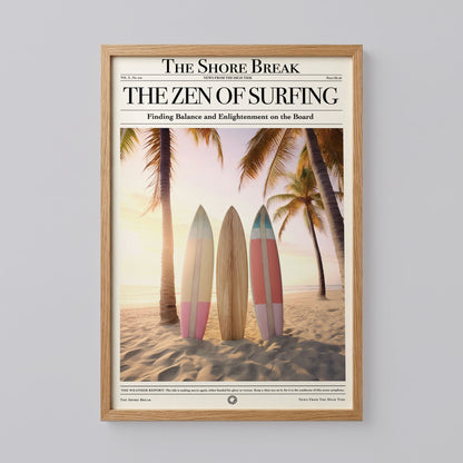Coastal Cowgirl Surf Print Art