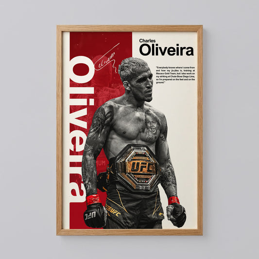 Charles Oliveira UFC Poster