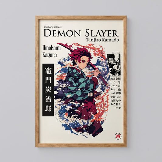 Demon Slayer Tanjiro Kamado Poster