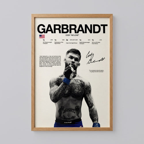 Cody Garbrandt Poster
