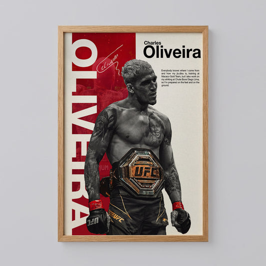 Oliveira UFC Wall Art