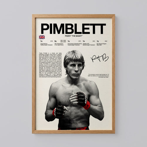 Paddy Pimblett Poster