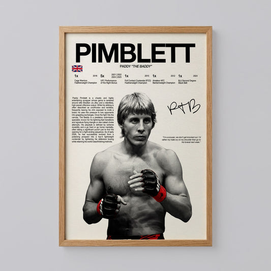 Paddy Pimblett Poster