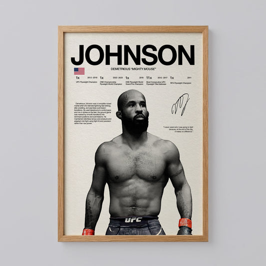 Demetrious Johnson Poster