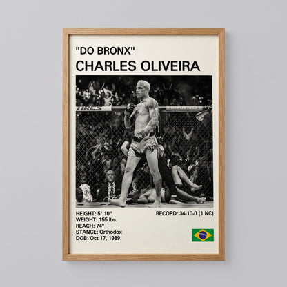 Charles Oliveira UFC Printr Art