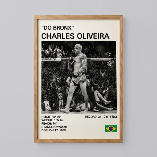 Charles Oliveira UFC Printr Art