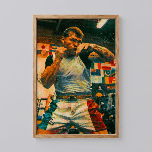 Canelo Alvarez Boxing Wall Art