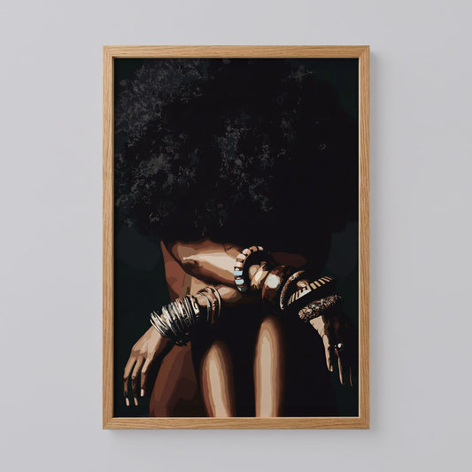 Black Girl Wall Art