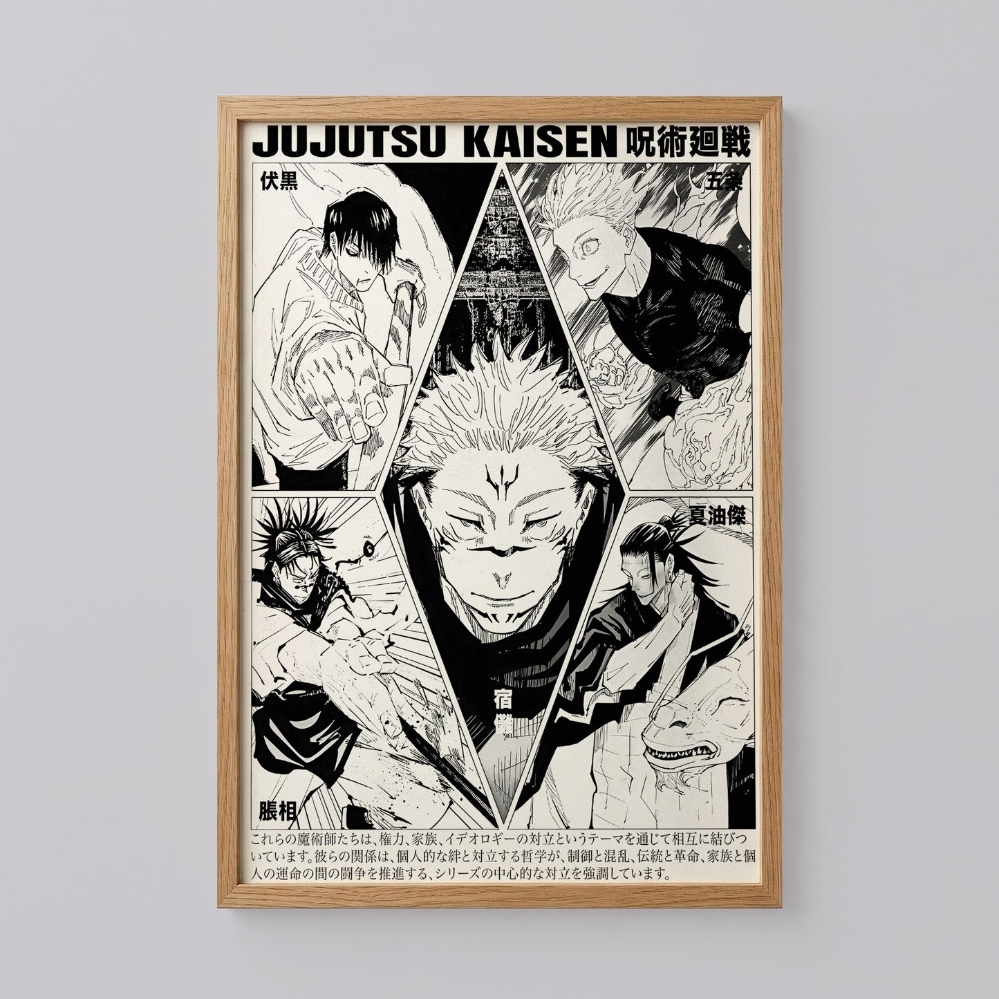 Jujutsu Kaisen Anime Home Decor