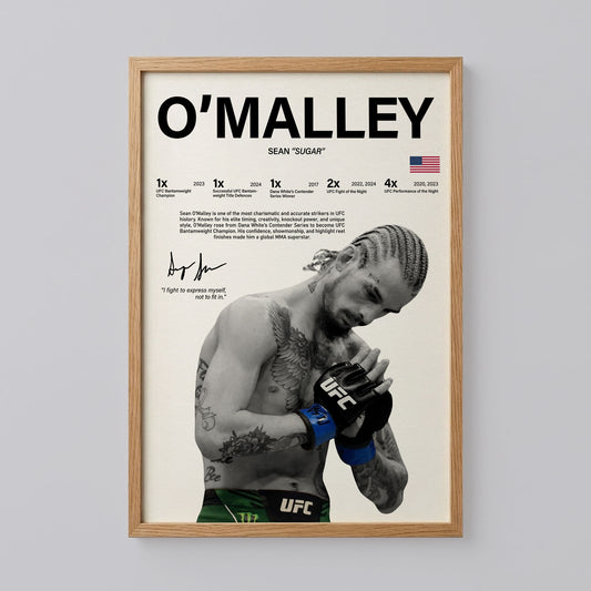 Sean O'malley Print Art