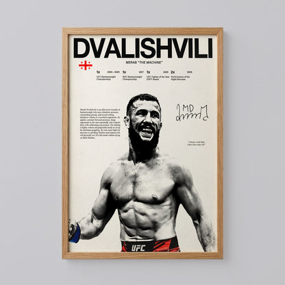 Merab Dvalishvili Poster