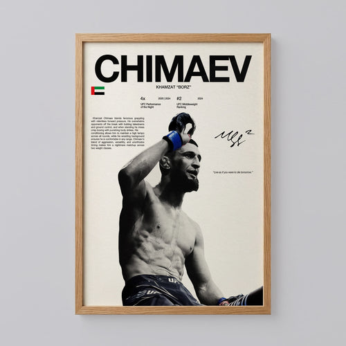 Khamzat Chimaev Print