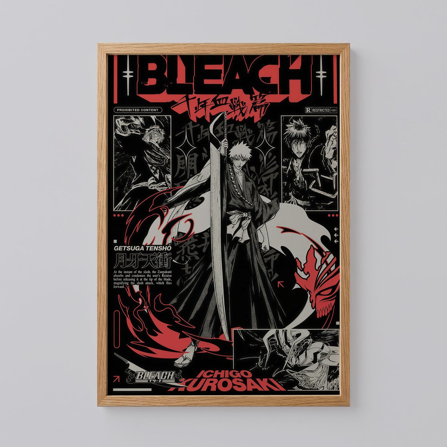 Bleach Manga Wall Art