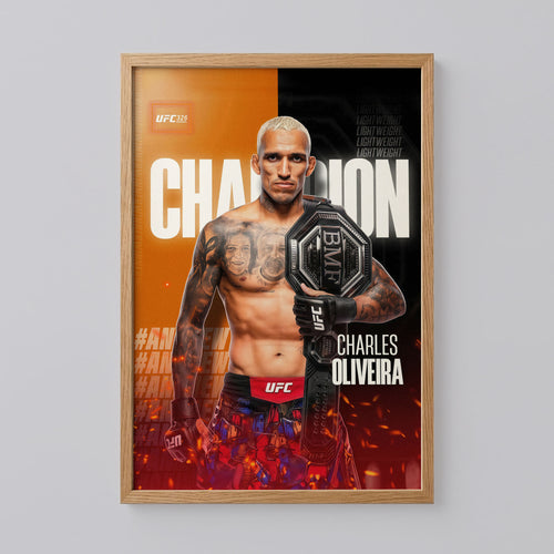 Charles Oliveira UFC Wall Art